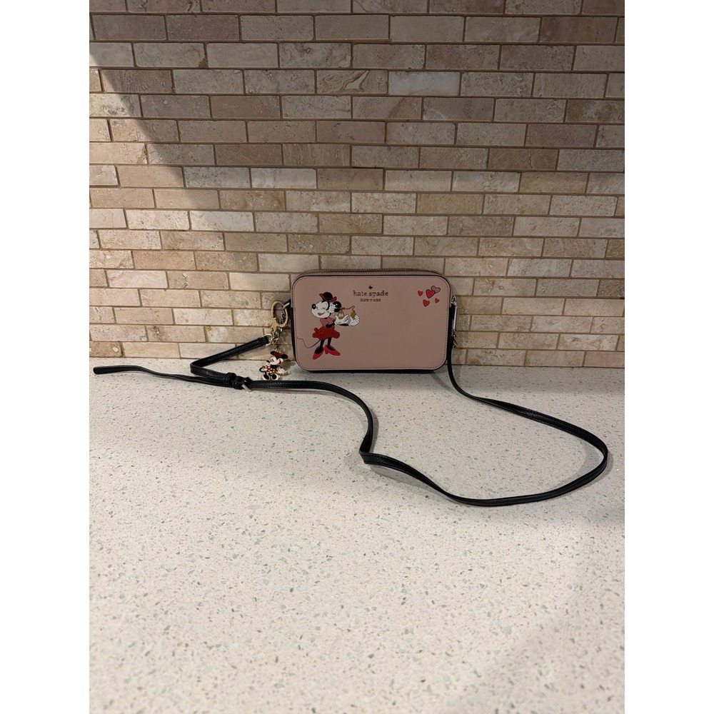 Kate Spade Disney Minnie Double Zip Crossbody Bag